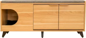 4 Cats & Dogs Tucker Shoe Cabinet - Oak