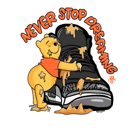 Air Jordan 3 Retro “Fear” | illcurrency Black T-Shirt (never stop dreaming)