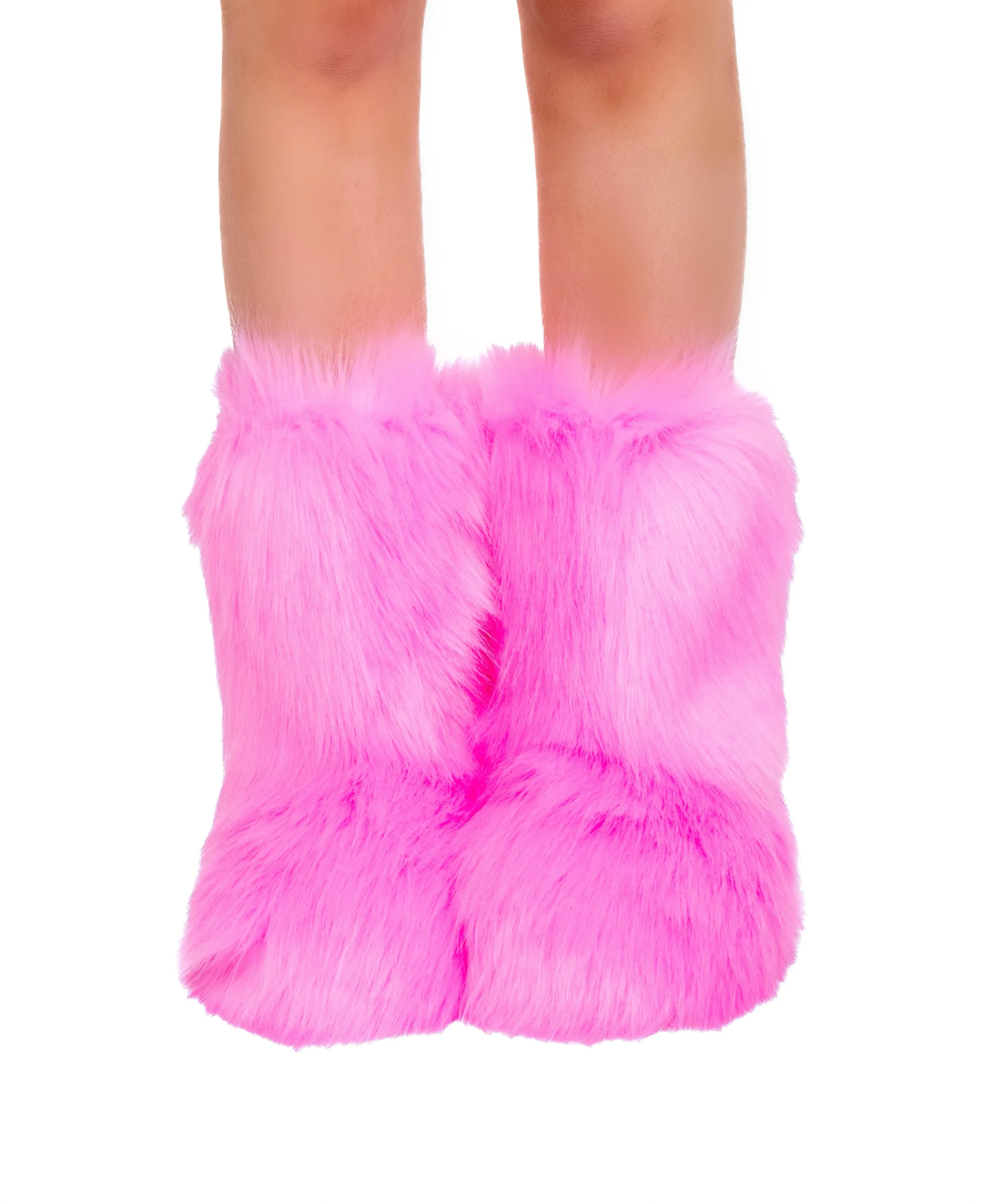 Baby Pink Fuzzy Boots