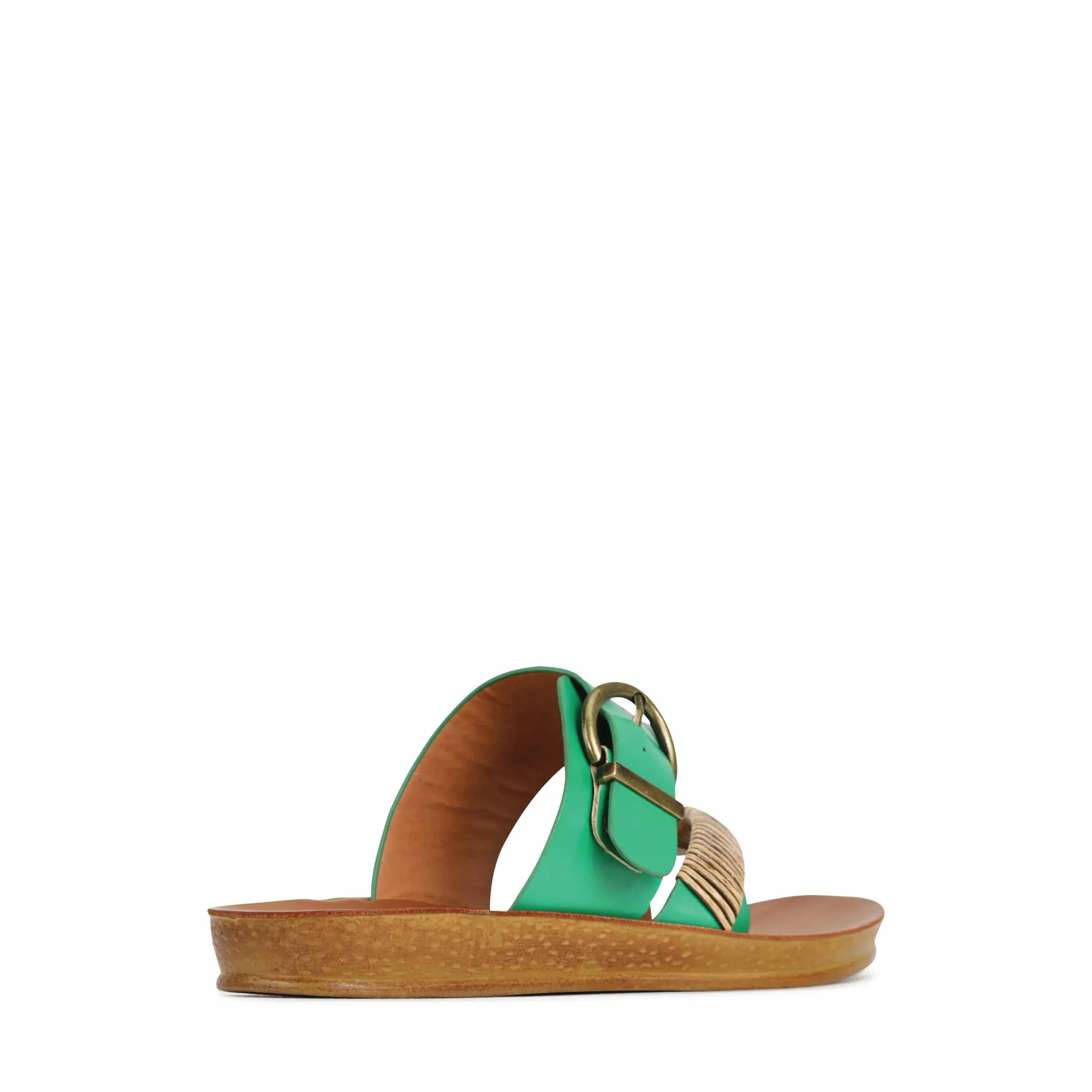 Bria Slip-on Sandals - Emerald