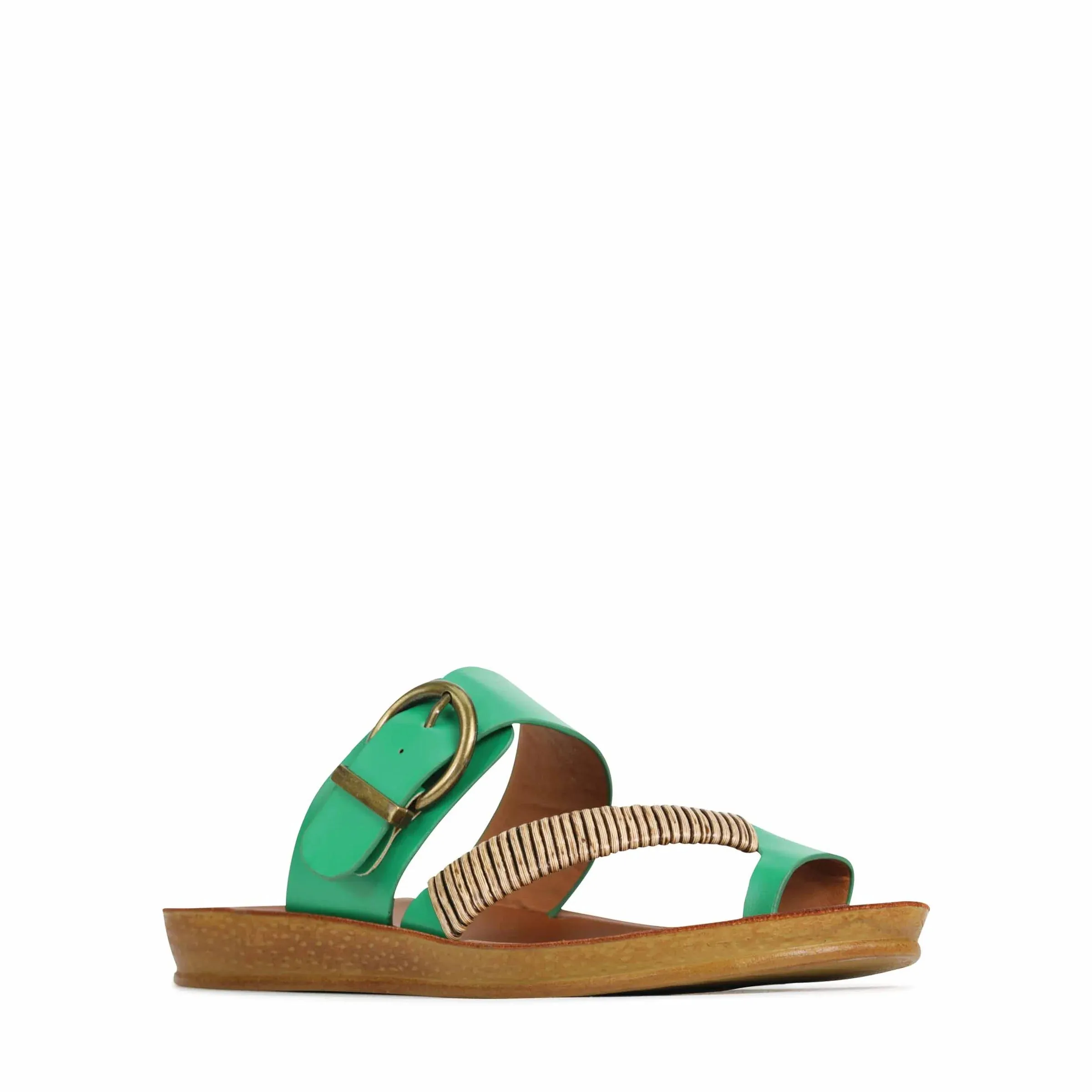 Bria Slip-on Sandals - Emerald