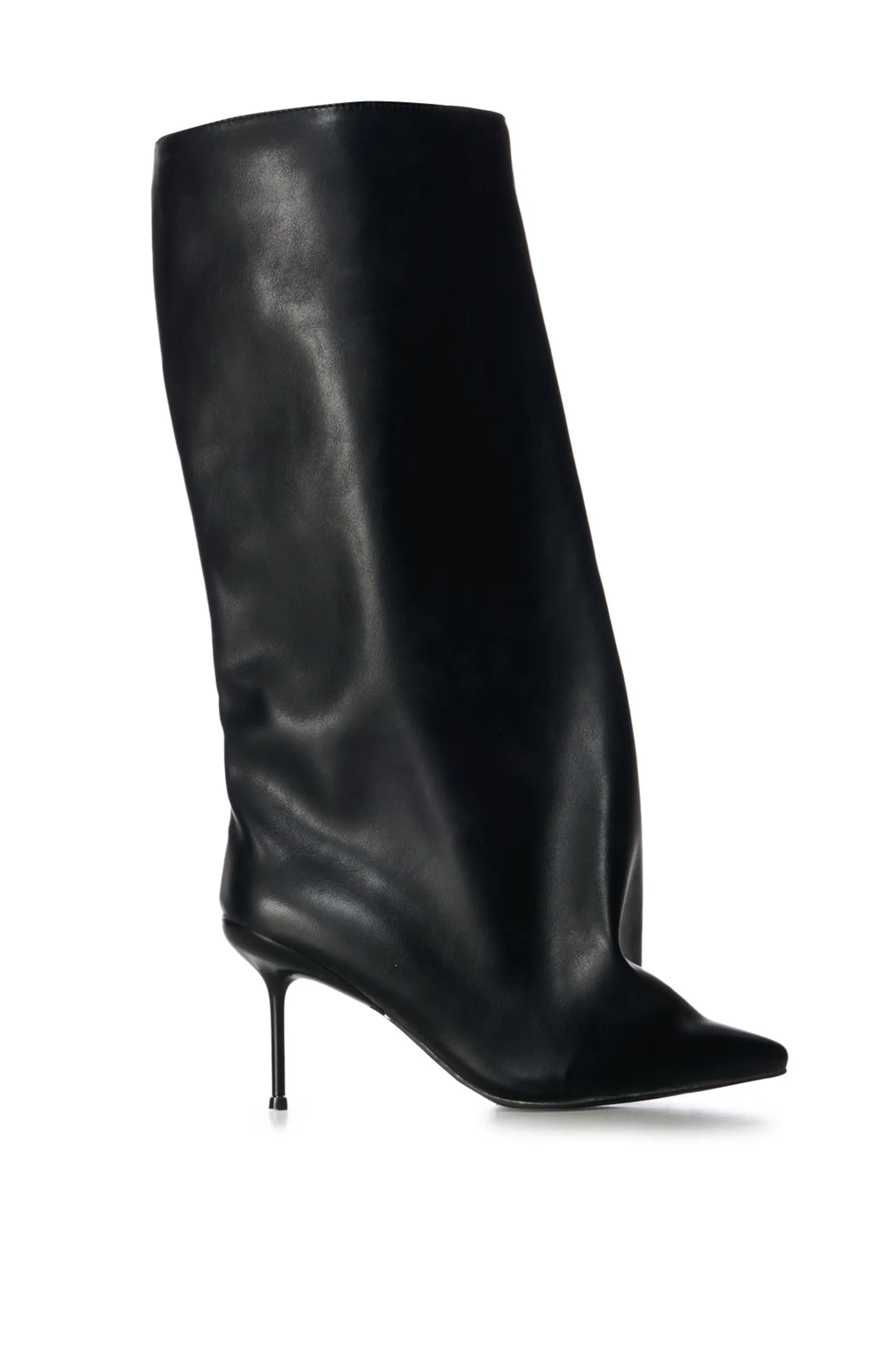 COUTURECRAZY-BLACK POINTED TOE BOOT