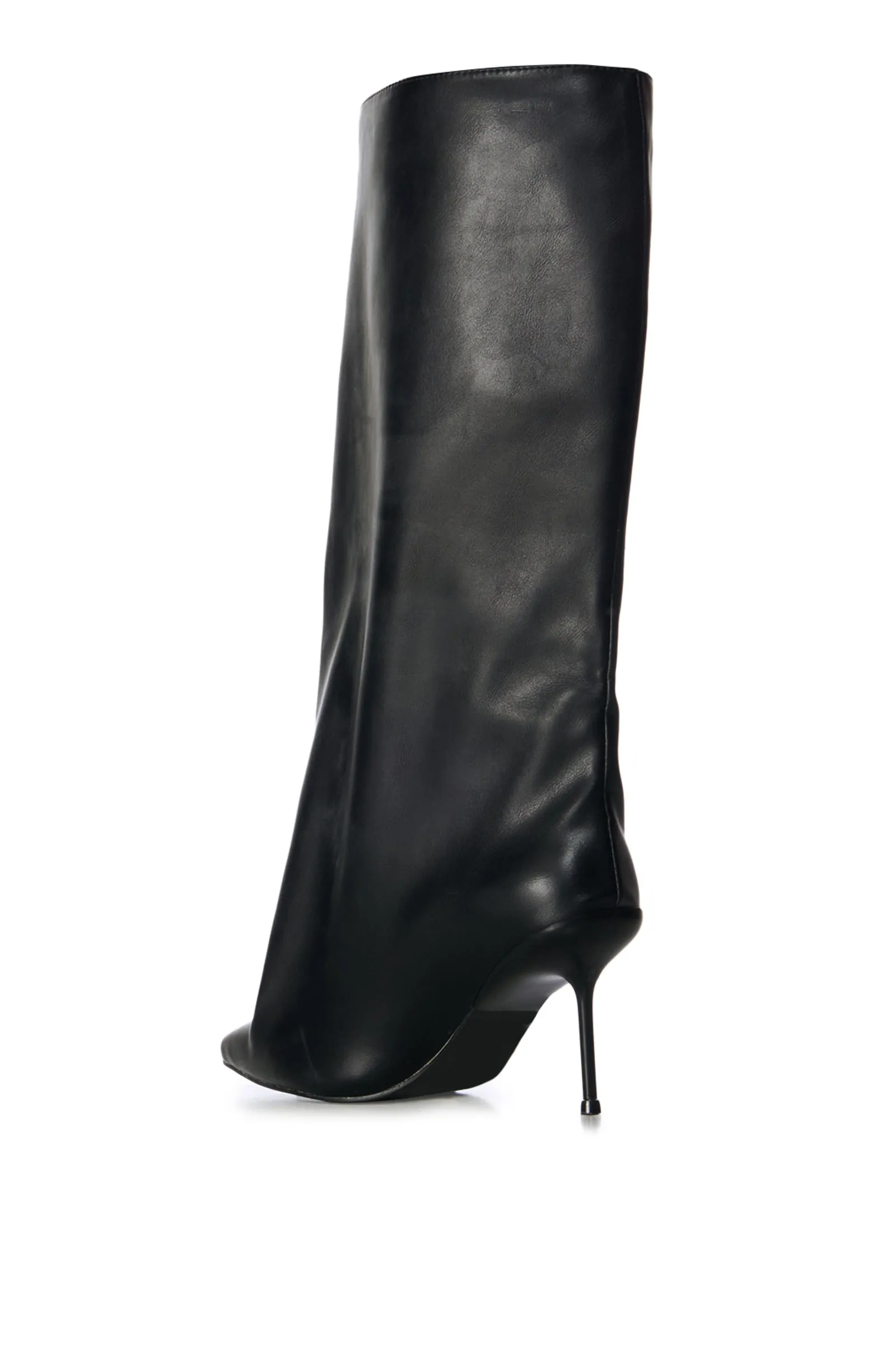 COUTURECRAZY-BLACK POINTED TOE BOOT