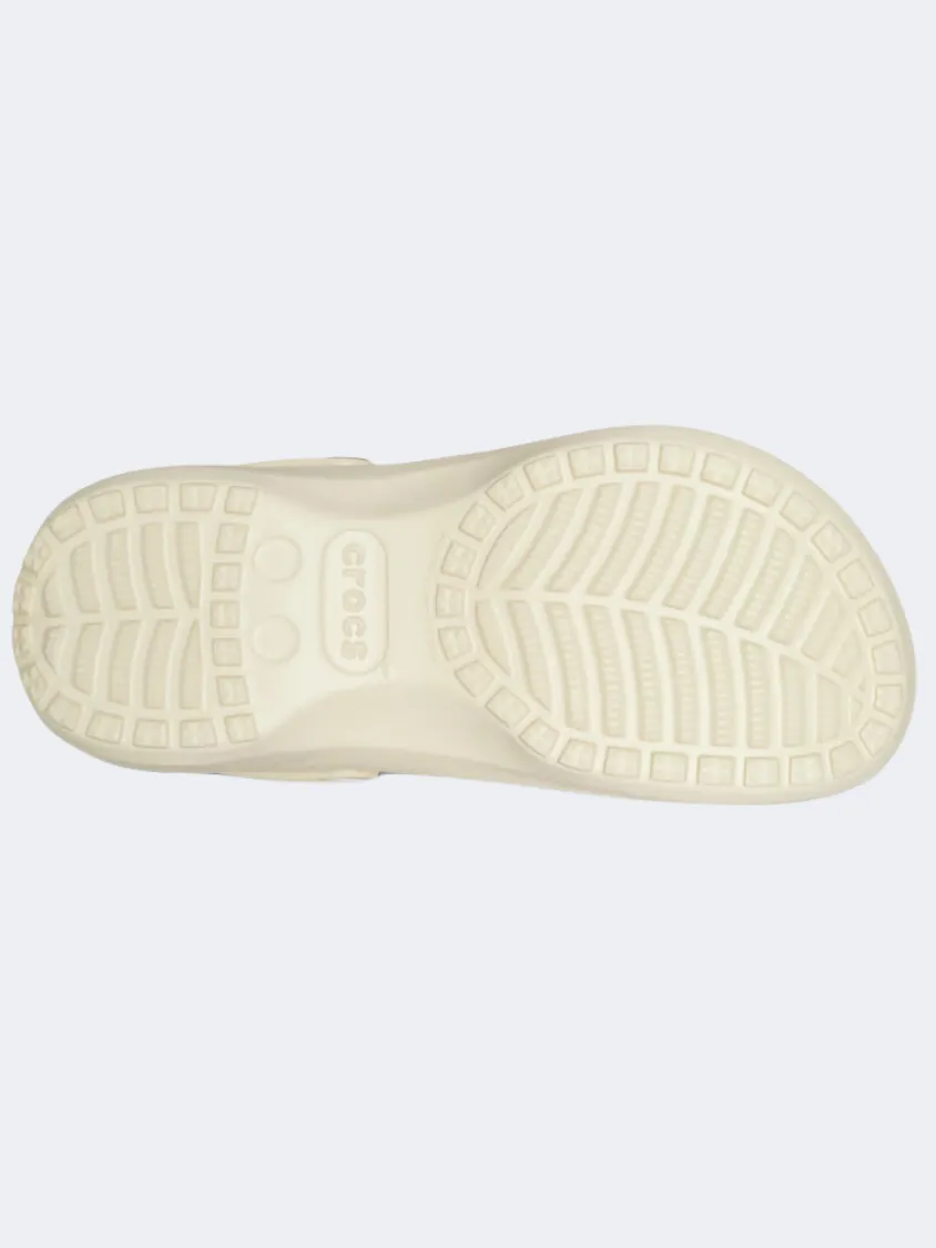 Crocs Classic Platform Lined Clog Women Lifestyle Slippers Bone