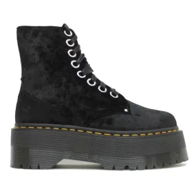 Dr. Martens Womens Boots Vegan Jadon Max Casual Lace Up Ankle Crushed Velvet - UK 6.5