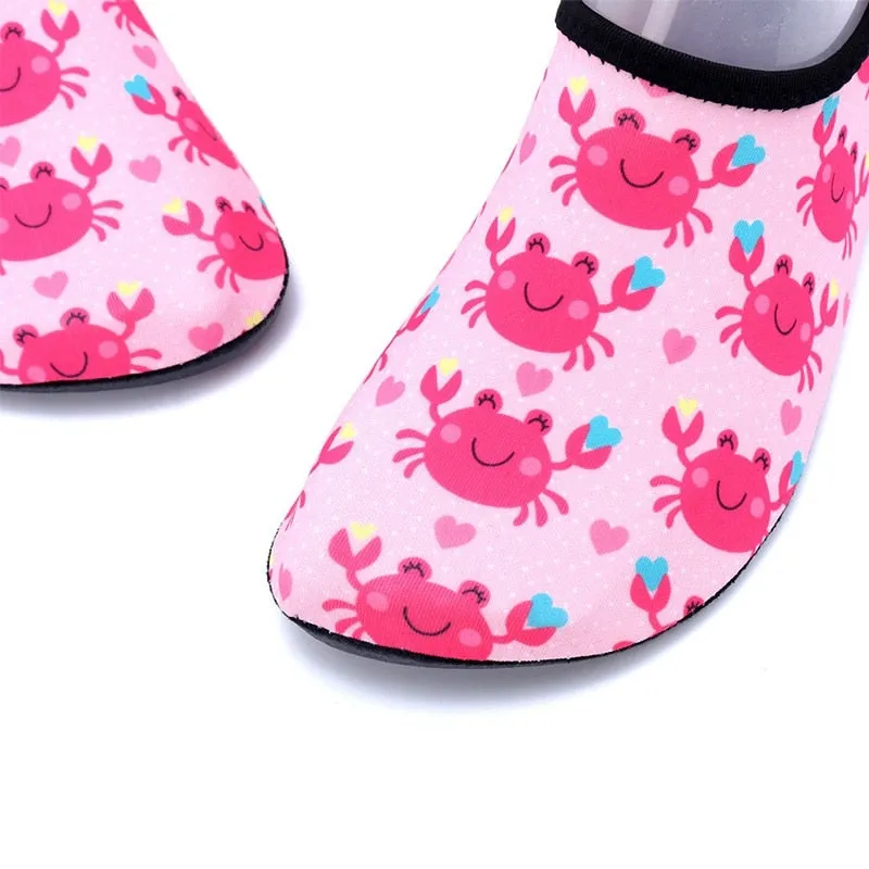 Kids Aqua Socks Water Shoes - Non-Slip & Lightweight | Waterproof Beach Shoes For Kids