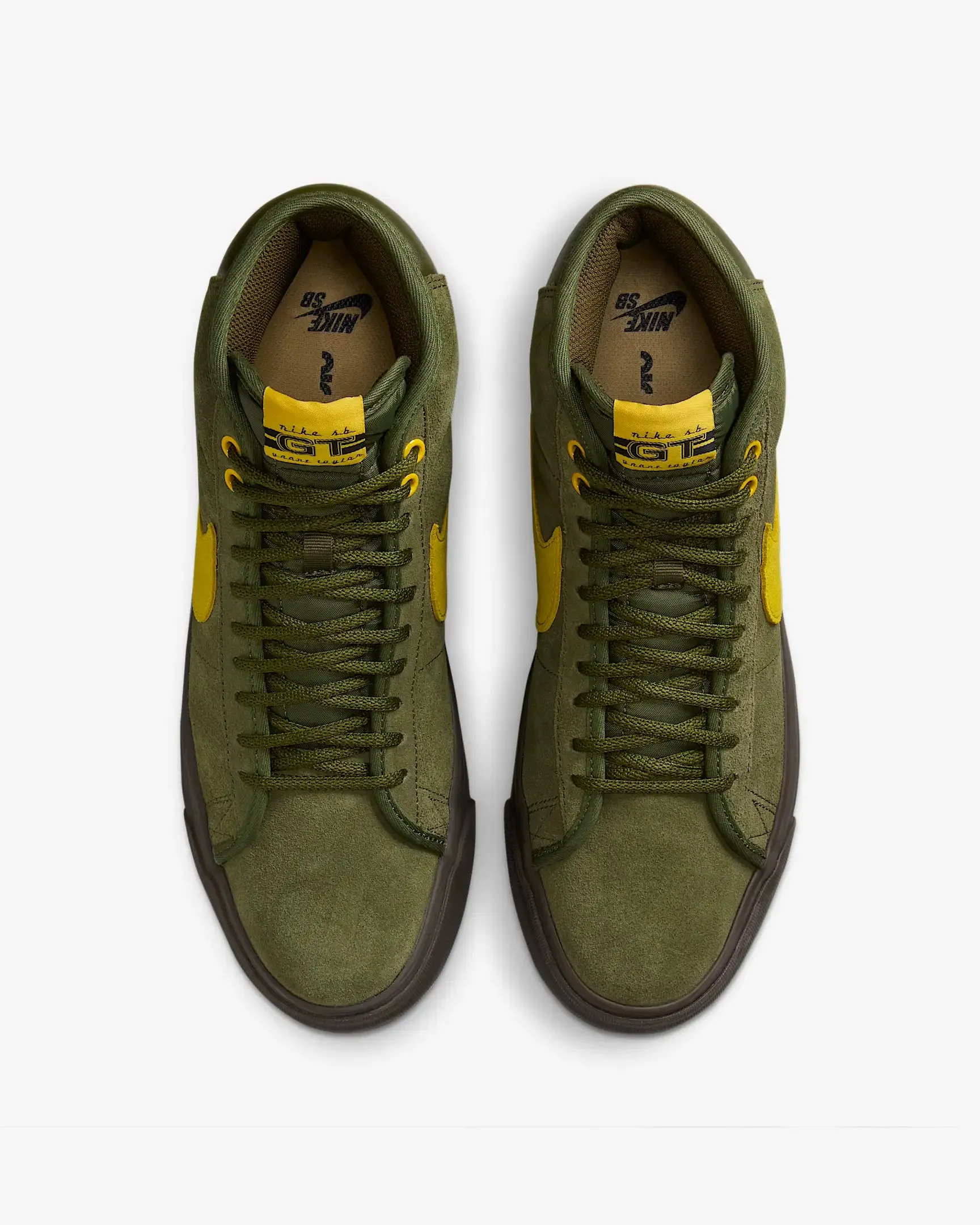 Nike Zoom Blazer Mid - ROUGH GREEN AND AMARILLO