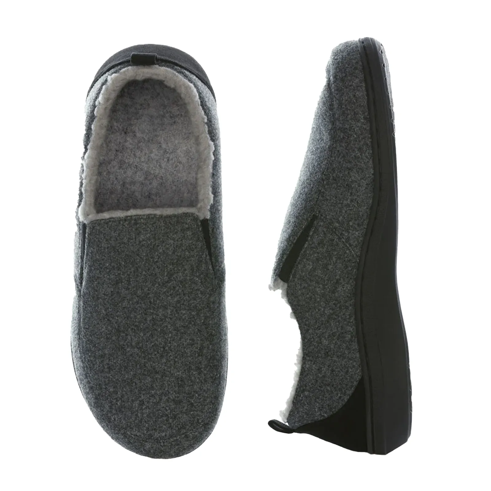 PowerStep Twin Gore Slipper (Men) - Charcoal