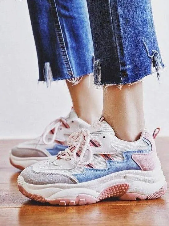 "COLOR BLOCK" SNEAKERS