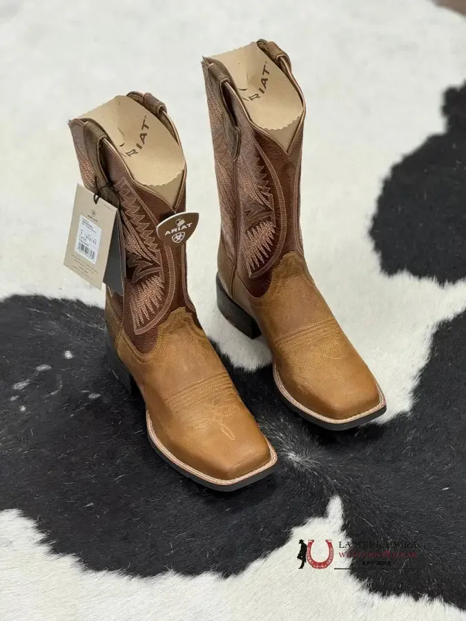 WOMENS ARIAT ROUND UP RUIDOSO PEARL / BURNISHED CHESTNUT- 1066
