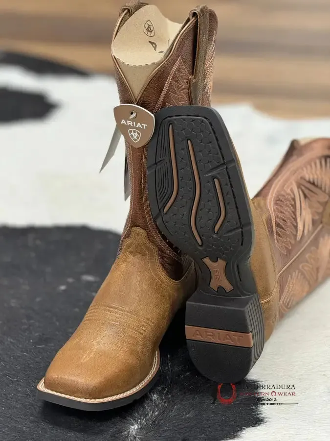 WOMENS ARIAT ROUND UP RUIDOSO PEARL / BURNISHED CHESTNUT- 1066
