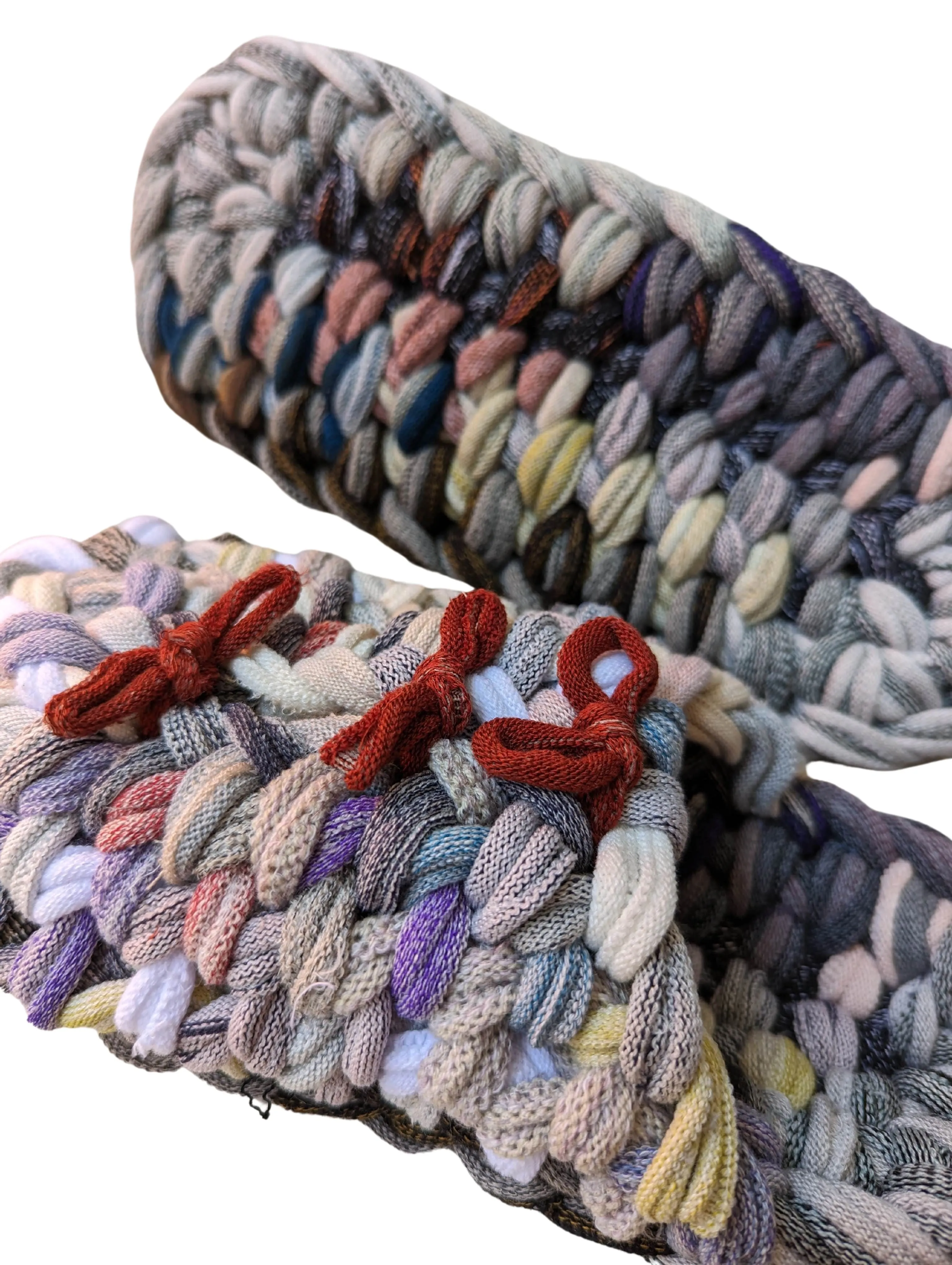 XL | Knit up-cycle slippers 2024-XL72 [XL]